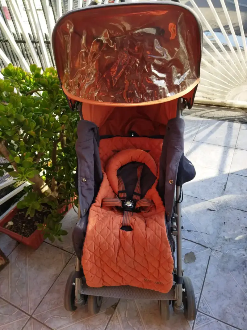 Coche para bebé naranja - 4