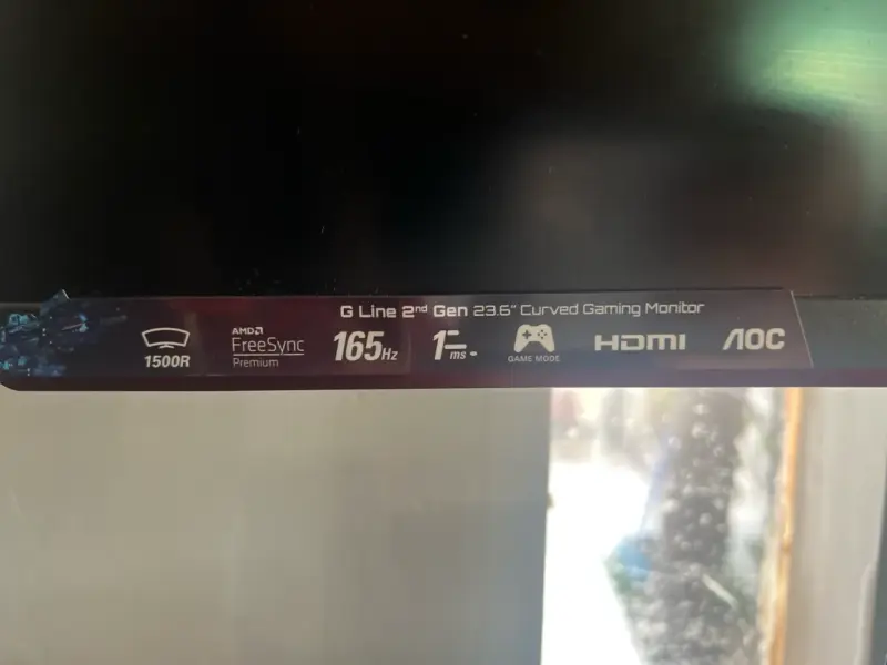Monitor curvo AOC 165Hz - 2