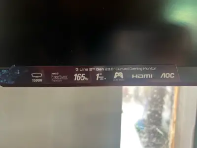Monitor curvo AOC 165Hz - miniatura 2