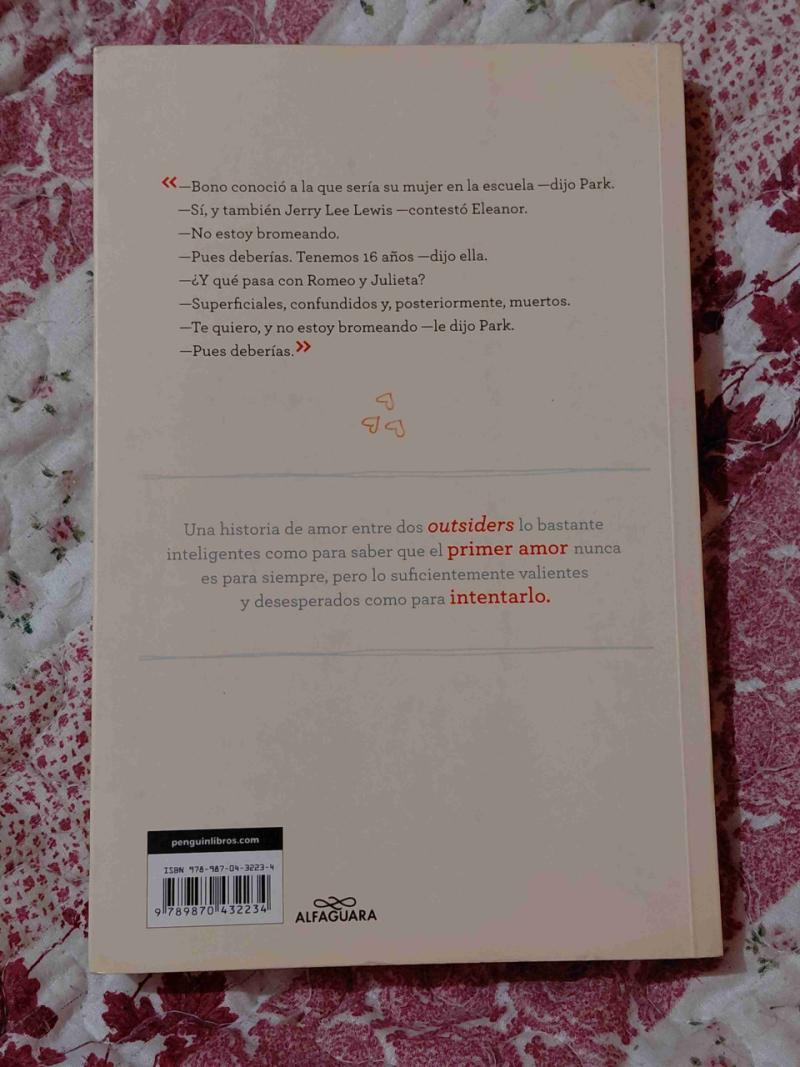 Libro 'Eleanor & Park' de Rainbow Rowell - 2