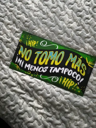 Cartel decorativo ¡No tomo más! - miniatura 1