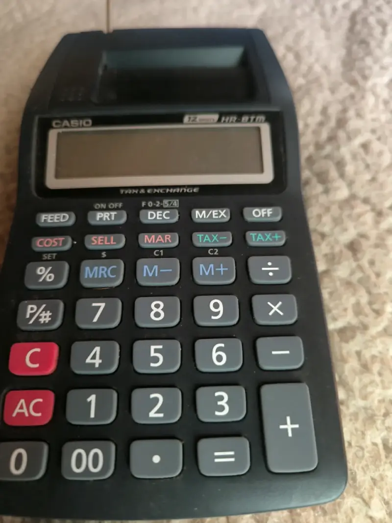 Calculadora científica negra - 2