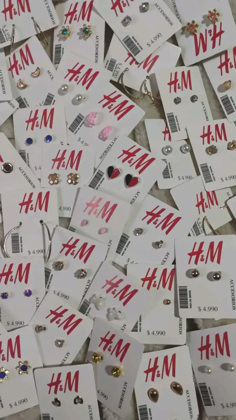 Lote de aros H&M variados