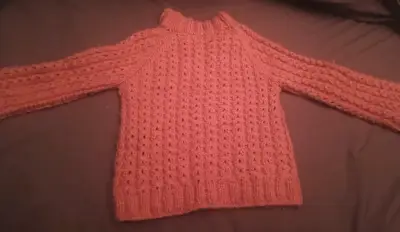 Chaleco tejido rosado - miniatura 2