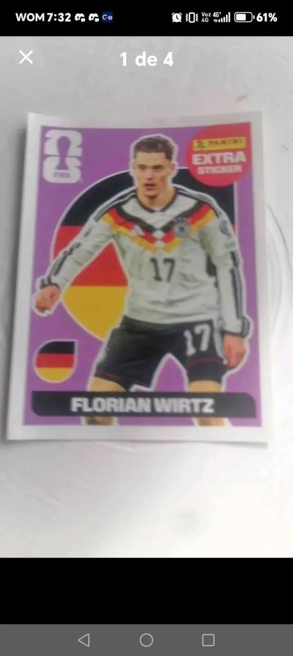 Lámina Panini Florian Wirtz extra - 1