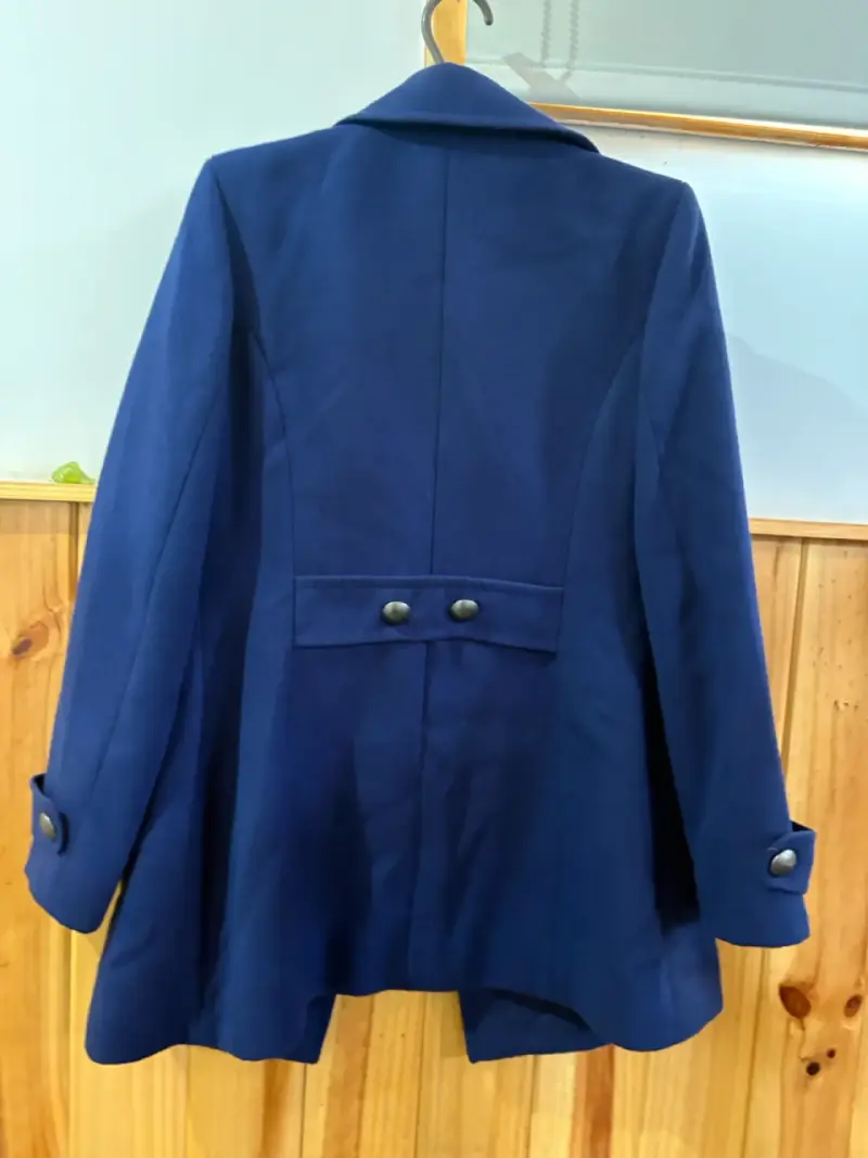 Abrigo azul elegante - 2