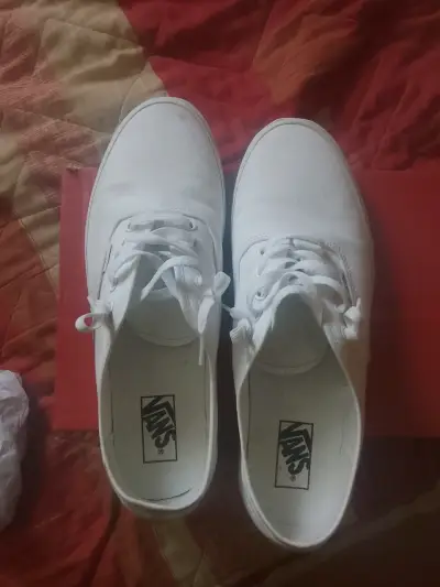 Zapatillas blancas de lona - miniatura 3