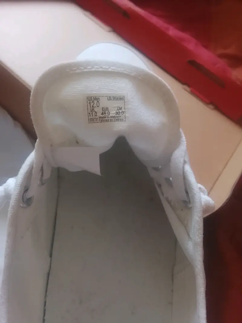 Zapatillas blancas de lona - 5