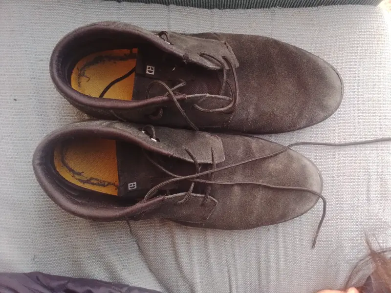 Zapatos negros de gamuza - 1