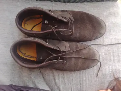Zapatos negros de gamuza - miniatura 1