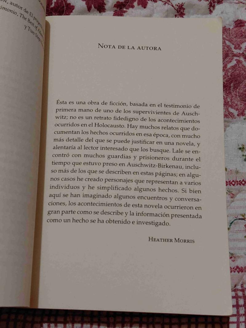 Libro El Tatuador de Auschwitz - 3