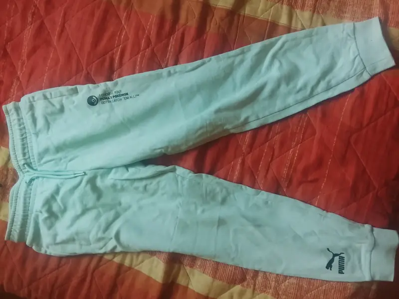 Pantalones deportivos Puma celeste - 1