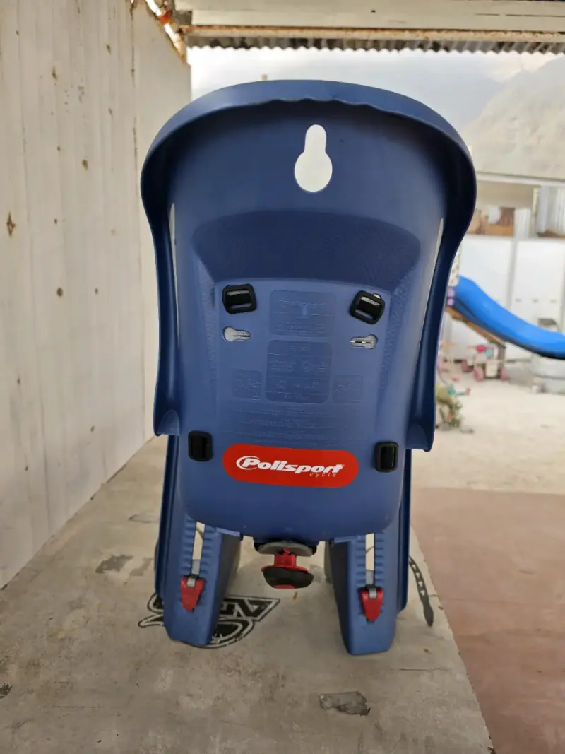 Silla de bicicleta Polisport azul - 1