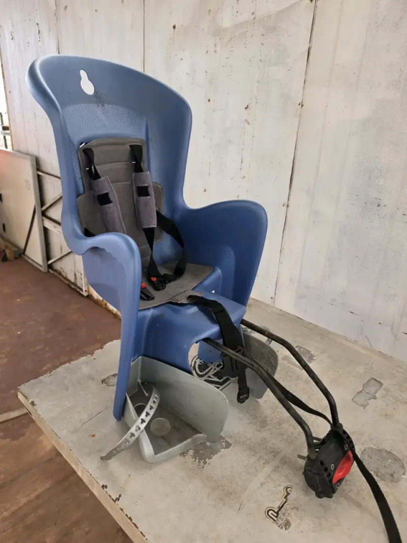 Silla de bicicleta Polisport azul - 3
