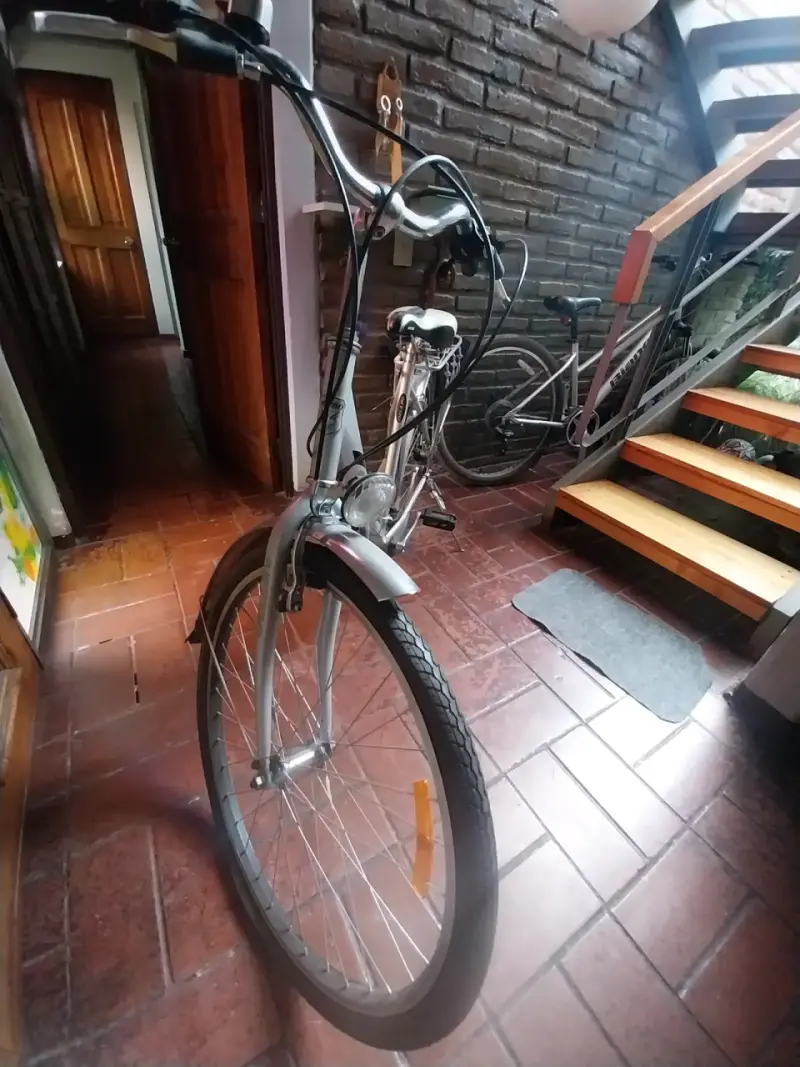 Bicicleta de paseo gris - 3