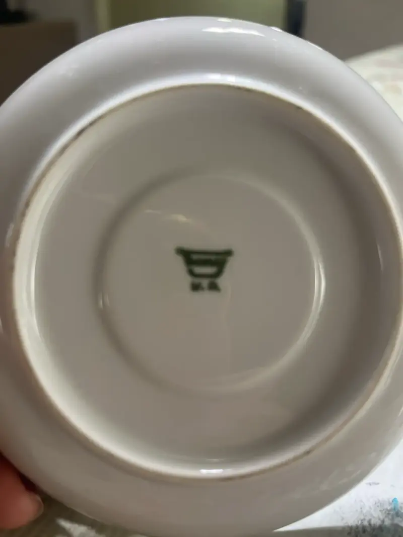 Plato decorativo floral vintage - 2