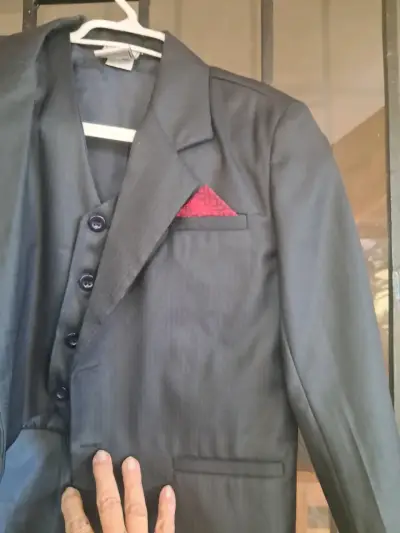 Veston con chaleco talla 6 - miniatura 1