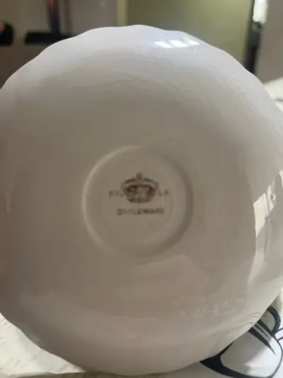 Platillo de porcelana floral - miniatura 2