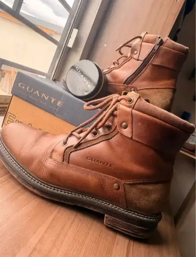 Botas de cuero marrón - miniatura 3