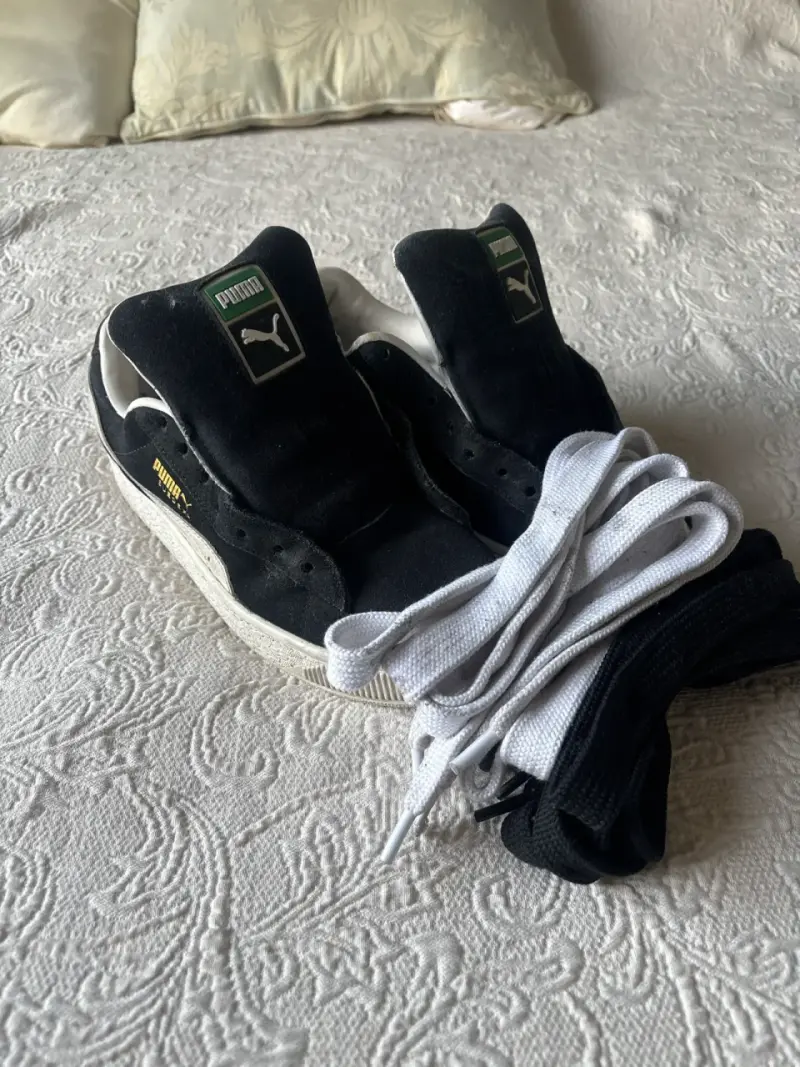 Zapatillas deportivas negras Puma Suede XL - 1