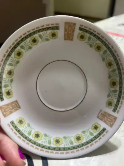 Platillo decorado vintage - miniatura 1