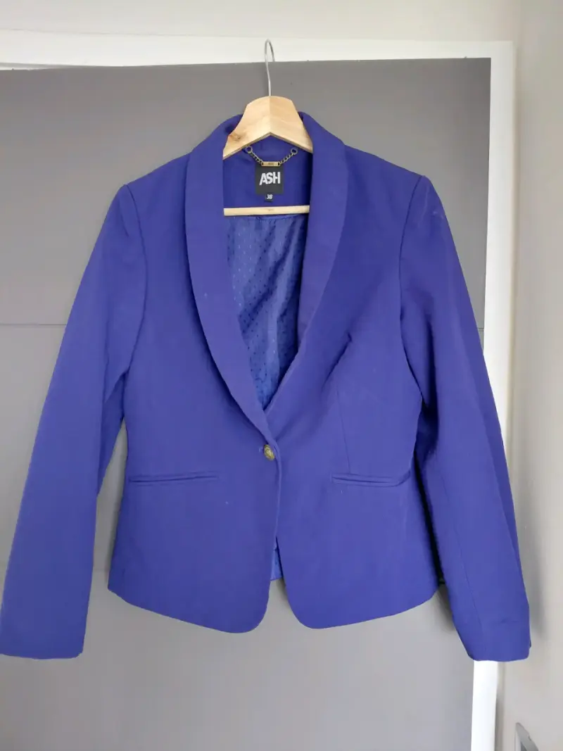 Blazer azul mujer talla 38
