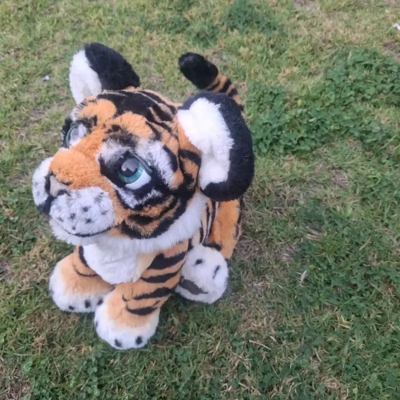 Peluche de tigre suave