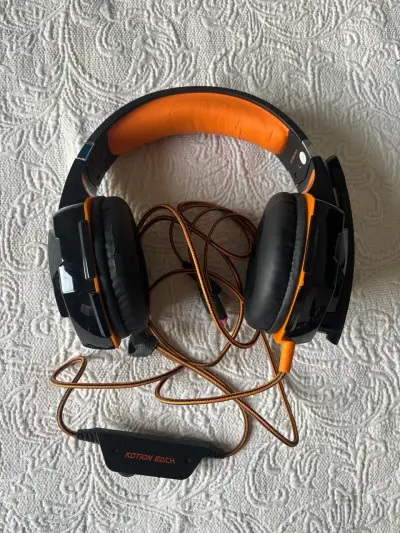 Auriculares gaming Kotion Each naranja - miniatura 1