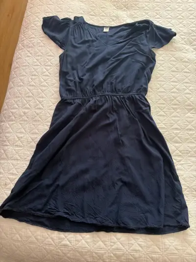 Vestido azul casual - miniatura 1