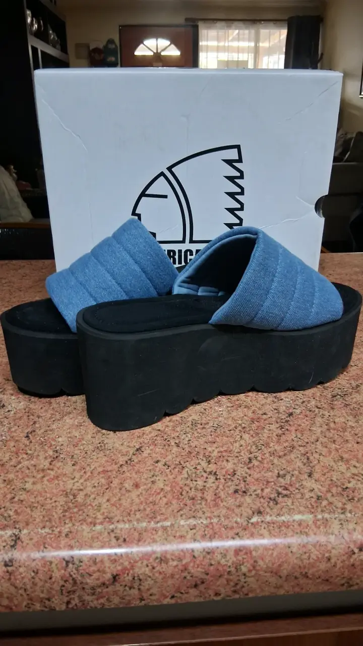 Sandalias denim con plataforma Americanino - 2
