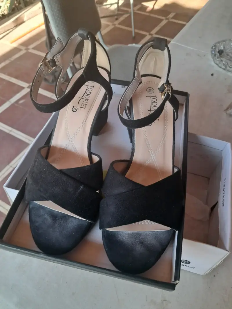 Sandalias negras Todopiel - 2