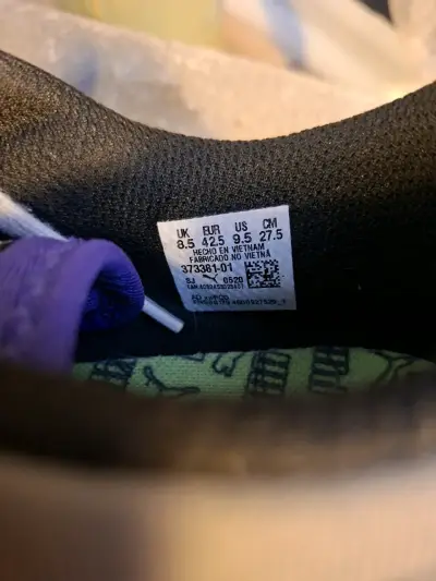 Zapatillas puma deportivas grises y verdes - miniatura 4
