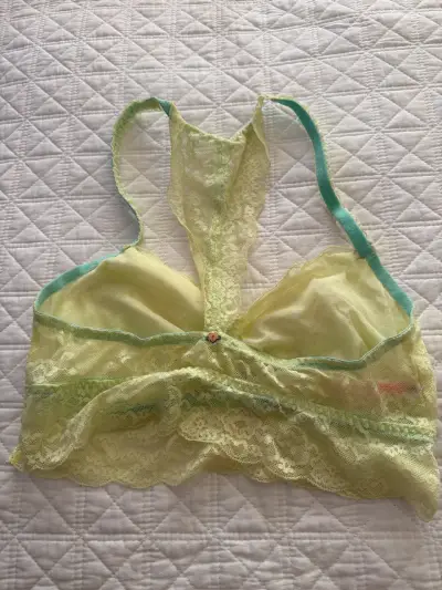 Bralette de encaje amarillo - miniatura 2