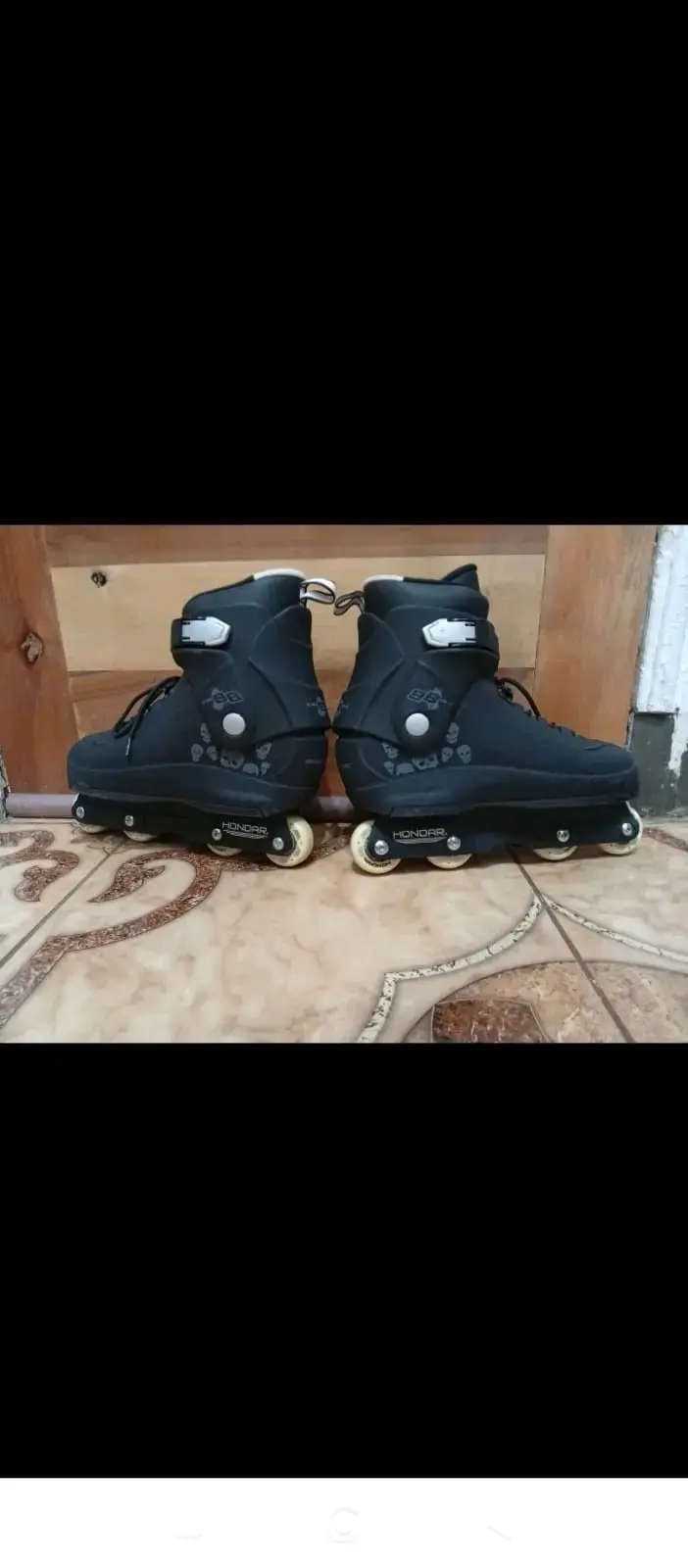 Patines en línea negros agresivos - 2