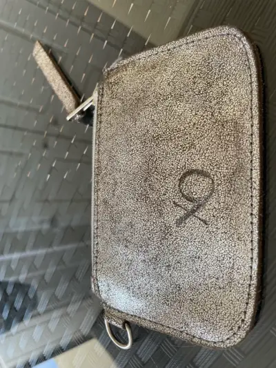 Monedero plateado cuero - miniatura 4
