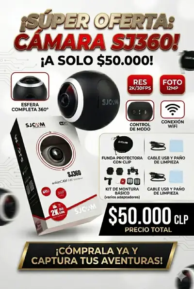Cámara SJ360 Esfera Completa - miniatura 1