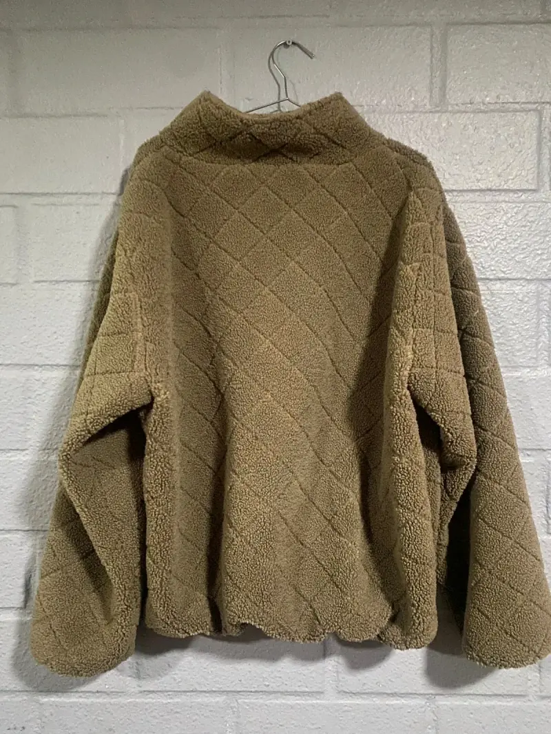Polar beige con medio cierre - 3