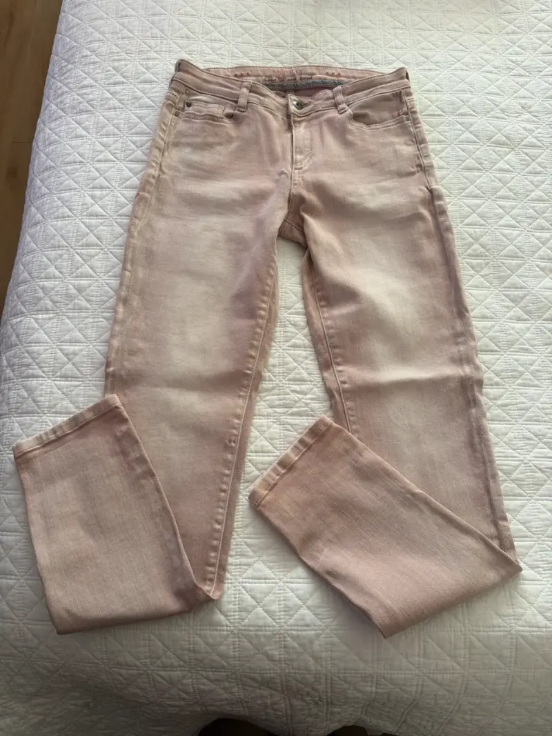 Jeans color rosa claro - 1