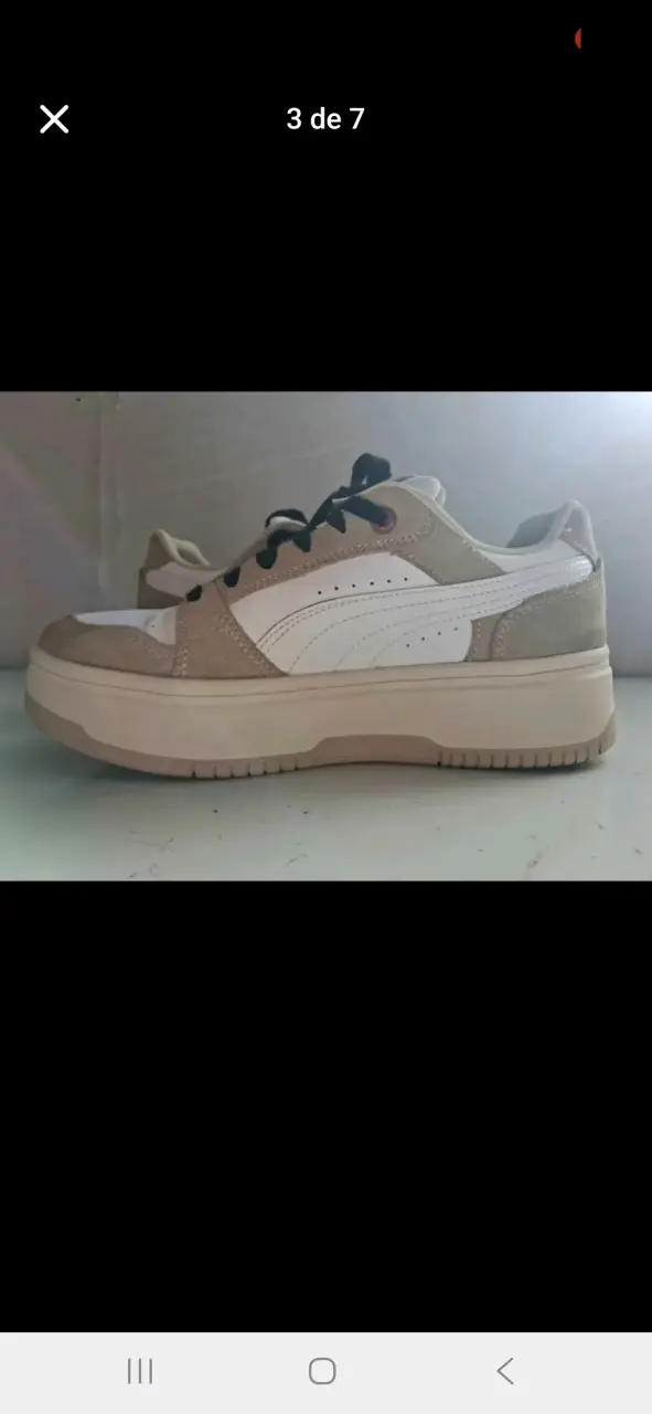 Zapatillas beige con estampado animal print - 2