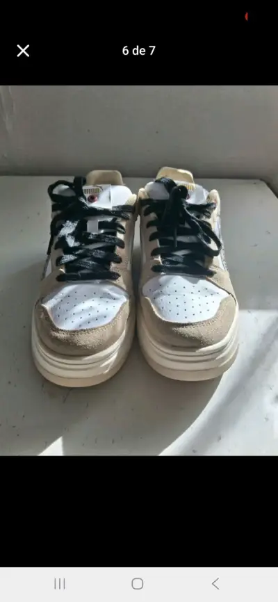 Zapatillas beige con estampado animal print - miniatura 4