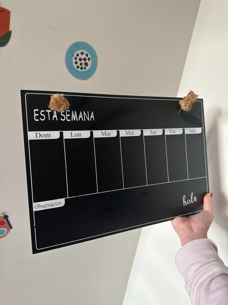 Pizarra semanal organizadora - 2