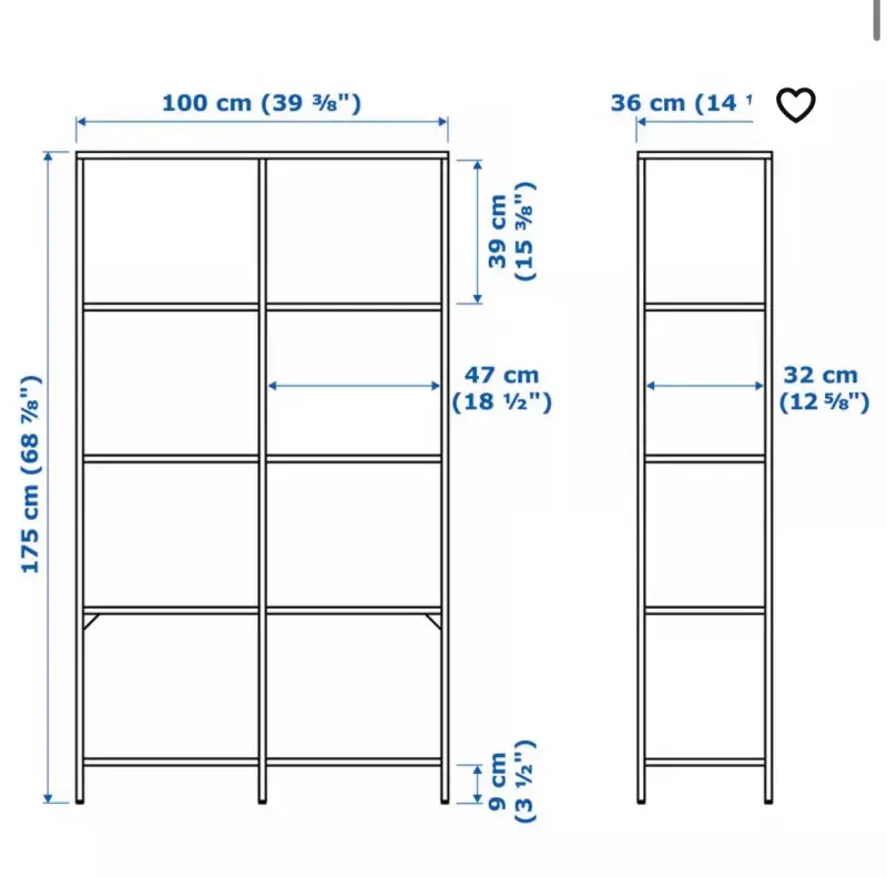 Estante metálico IKEA - 3