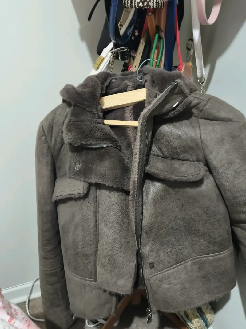 Chaqueta de cuero marrón - 2