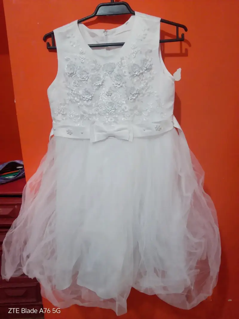 Vestido blanco de fiesta - 3
