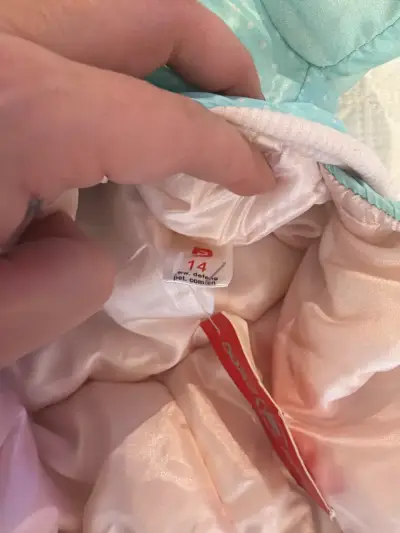 Chaqueta para perro celeste - miniatura 4
