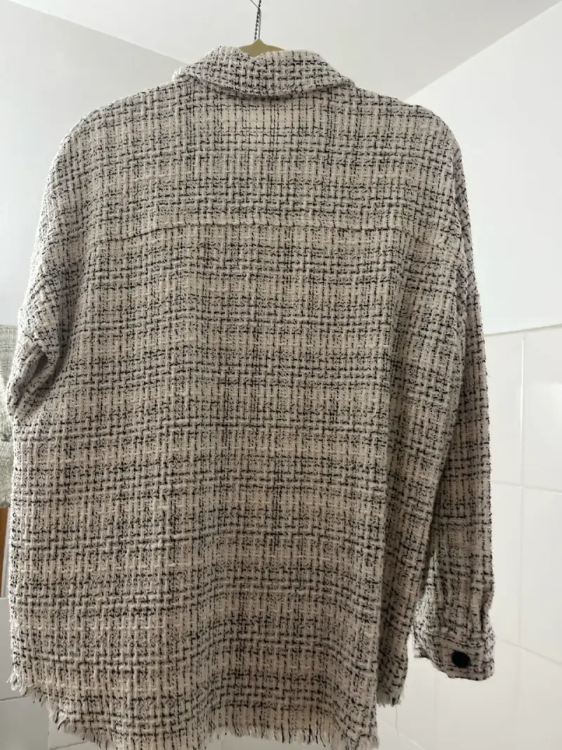 Chaqueta de lana Zara tweed - 2