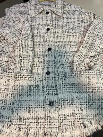 Chaqueta de lana Zara tweed - miniatura 5