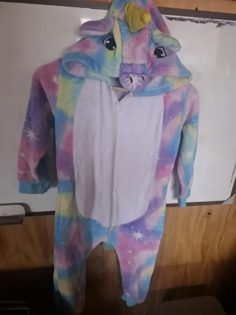 Pijama enterito unicornio multicolor