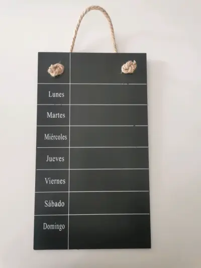 Pizarra  Organizador Semanal con cuerda - miniatura 1