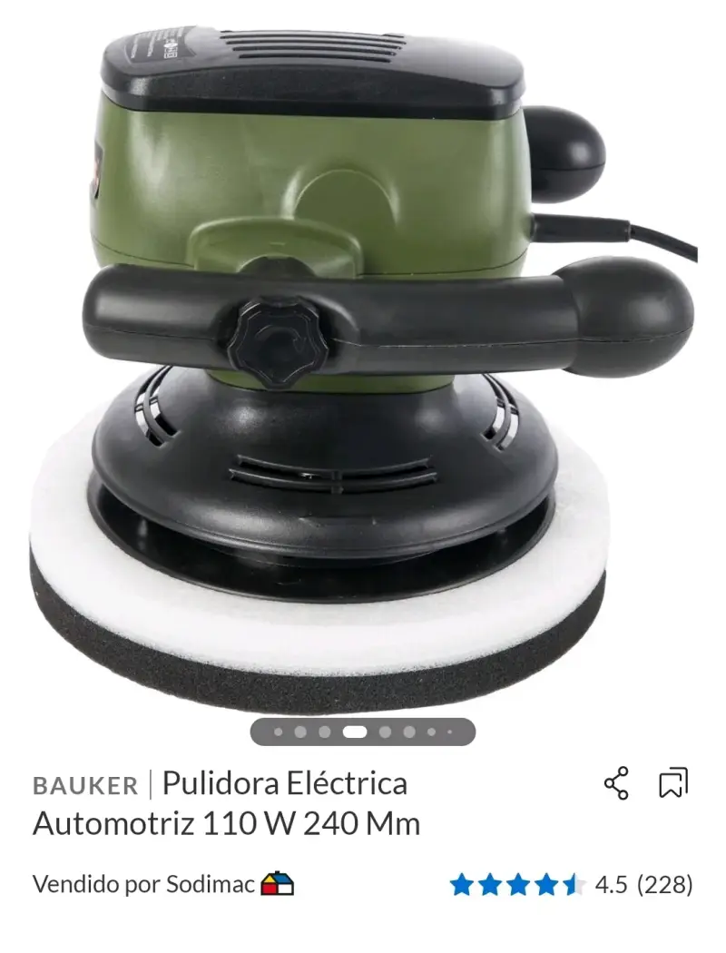 Pulidora eléctrica Bauker 110W - 2